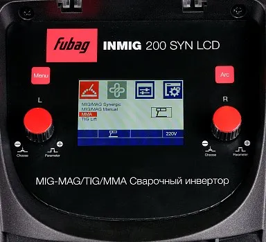Сварочный аппарат Fubag INMIG 200 SYN LCD 31435.1