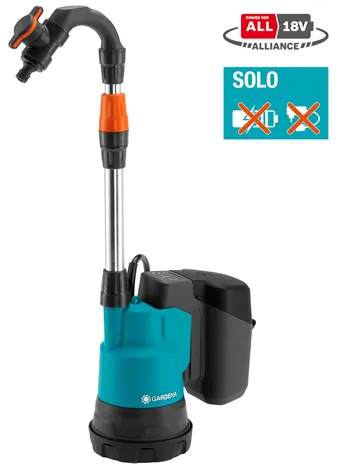 Насос бочечный Gardena 2000/2 18V solo 14602-55