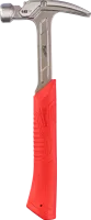 Молоток Milwaukee стальной с прямым гвоздодером 16 унций/450 грамм 4932478653
