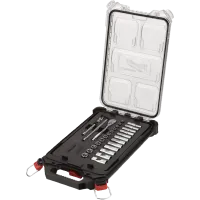 Набор головок Milwaukee метрических с трещоткой 1/4" в органайзере PACKOUT 4932478812