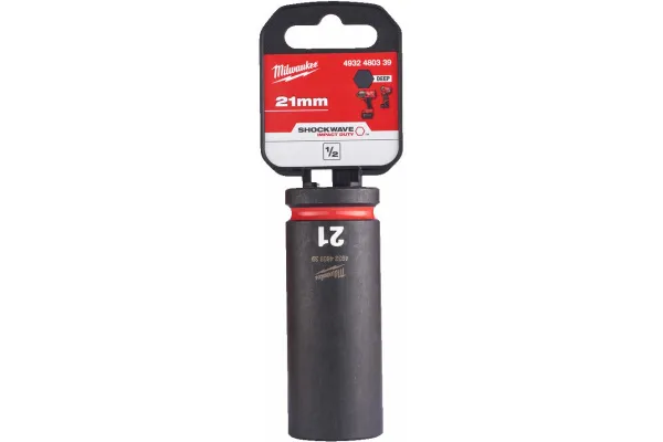 Головка ударная удлиненная Milwaukee ShW 21 мм 1/2" 4932480339