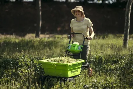 Садовая тележка самоходная Greenworks 40V G40GC 106 л (без АКБ и ЗУ) 7400007