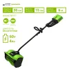 Снегоуборщик аккумуляторный Greenworks 60V GD60SSK4 (1хАКБ 4Ач и ЗУ) 30 см 2602607UB