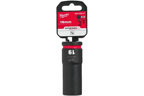 Головка ударная удлиненная Milwaukee ShW 19 мм 1/2" 4932480337