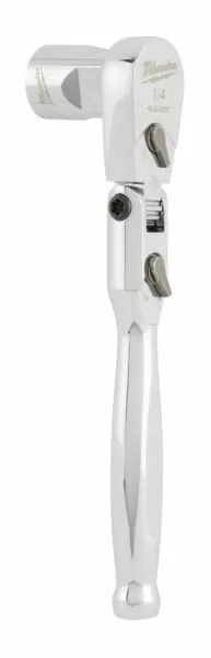 Трещотка шарнирная Milwaukee со шпинделем 1/4" - 140 мм 4932479648