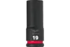 Головка ударная удлиненная Milwaukee ShW 19 мм 1/2" 4932480337