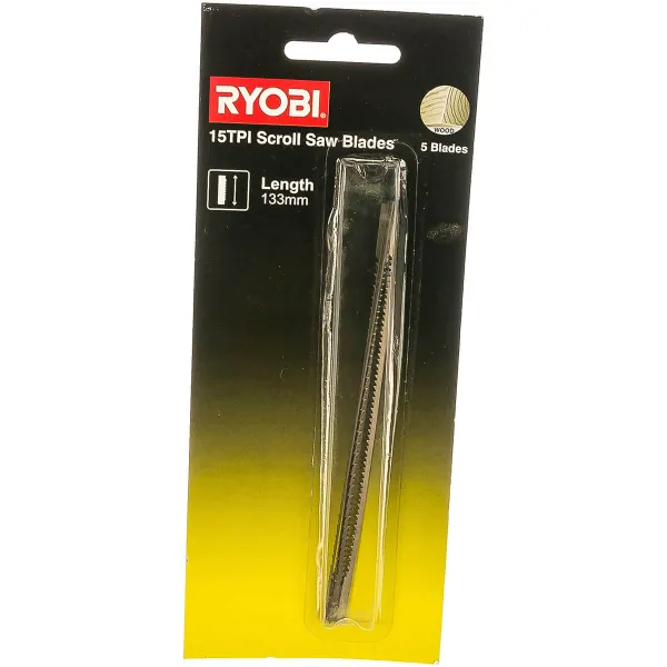 Пилка для лобзикового станка RYOBI SSB15TPI (5 шт.) 5132002897