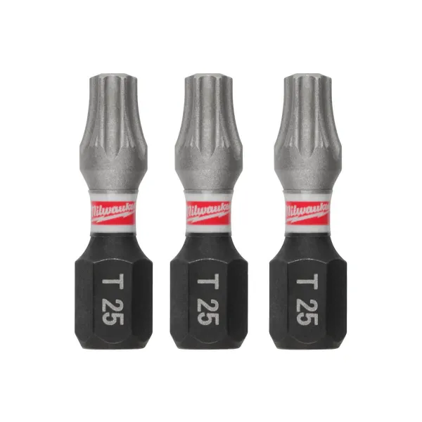 Бита Milwaukee Shockwave TX25 25мм 3шт 4932500364