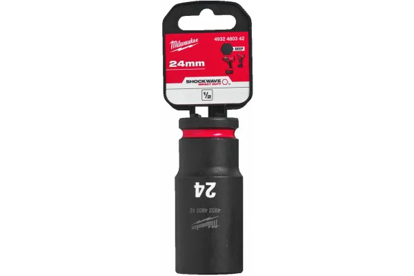 Головка ударная удлиненная Milwaukee ShW 24 мм 1/2" 4932480342