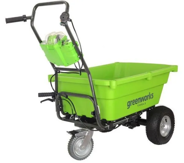 Садовая тележка самоходная Greenworks 40V G40GC 106 л (без АКБ и ЗУ) 7400007