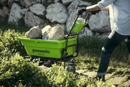 Садовая тележка самоходная Greenworks 40V G40GC 106 л (без АКБ и ЗУ) 7400007