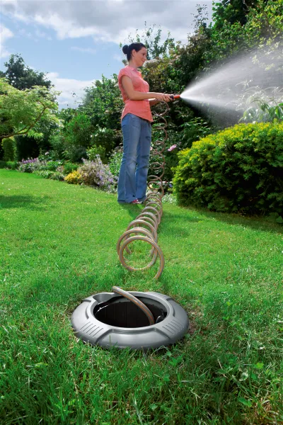 Колонка со спиральным шлангом 10 м 08253-20