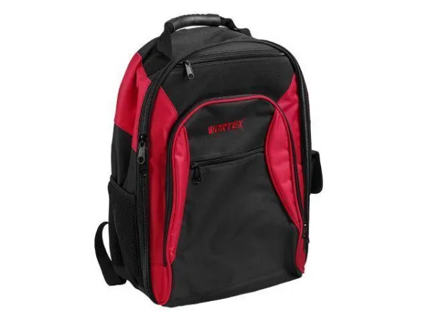 Рюкзак для инструмента WORTEX SB 5040 500x400x180, нейлон (4 больших отсека, 12 карманов, 19 отсеков для мелкого инструмента) 323318