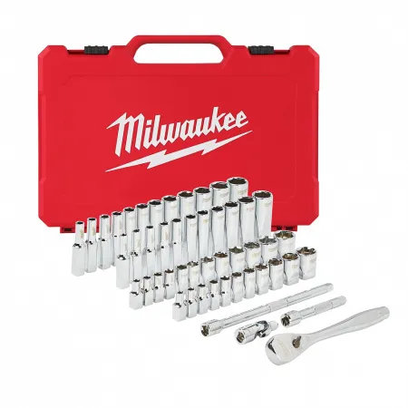 Набор метрических головок с воротком Milwaukee 3/8'' (32 предмета) 4932464945