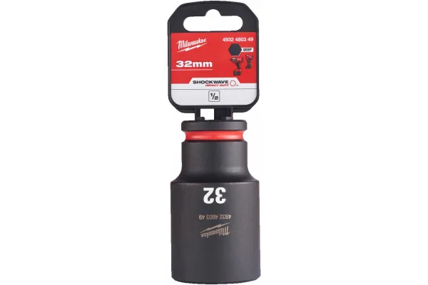 Головка ударная удлиненная Milwaukee ShW 32 мм 1/2" 4932480349