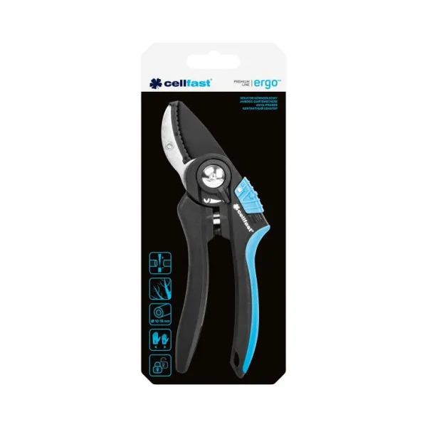 Секатор с наковаленкой Cellfast ERGO 18 мм 41-021