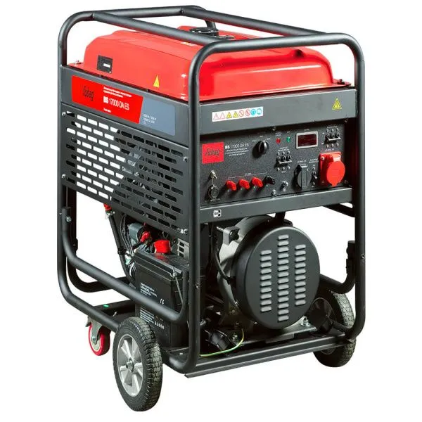 Генератор бензиновый FUBAG BS 17000 DA ES с электростартером и коннектором автоматики 641058