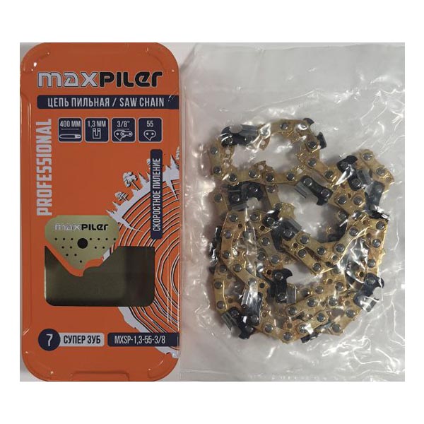 Цепь пильная MXSP (Stihl 180.210.230.250 16") в метал.короб MXSP-1,3-55-3/8