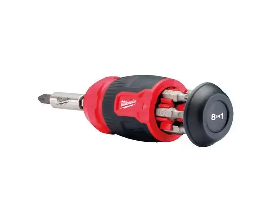 Универсальная отвертка Milwaukee 8 IN 1 COMPACT MULTI-BIT SCREWDRIVER 4932492807