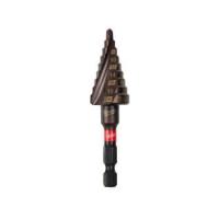 Сверло ступенчатое с хвостовиком 1/4'' Hex Milwaukee SHOCKWAVE IMPACT DUTY 4-20 мм / шаг 2 мм / количество шагов 9 48899263
