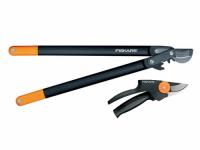 Сучкорез плоскостной L78 большой + Секатор плоскостной средний Fiskars PowerGear 1015842 Сучкорез плоскостной L78 большой + Секатор плоскостной средний Fiskars PowerGear 1015842
