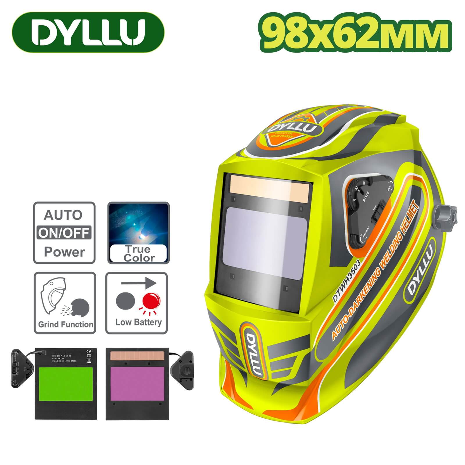 Маска сварочная хамелеон DYLLU DTWH3503 DTWH3503