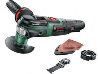 Аккумуляторный многофункциональный инструмент (реноватор) BOSCH AdvancedMulti 18 в коробке + набор оснастки 0603104020 Многофункциональный инструмент (реноватор)