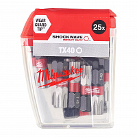 Биты TX Shockwave Impact Duty&trade; Биты Shockwave IR TX 40 x 25 мм (25 шт.)... 4932430889