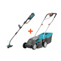 Комплект аккумуляторный Gardena: газонокосилка, триммер 05033/09827