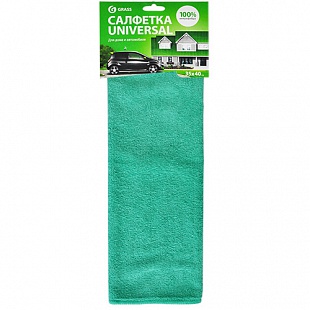 Салфетка из 100% микрофибры универсальная GraSS 35х40 см (упак. 10 шт) IT-0307