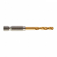 Сверла по металлу Shockwave HSS-G Tin Red Hex. Shockwave HSS-G TiN Red Hex 4.2 mm - 1 pc 48894709