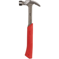 Молоток Milwaukee стальной с закругленным гвоздодером 20 унций/570 грамм (замена для 4932464028) 4932478656