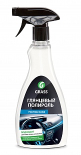 Полироль для кожи, резины и пластика GraSS "Polyrole Shine" глянцевый блеск 
