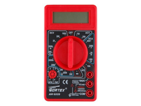 Мультиметр цифровой WORTEX AM 6009 AM6009000014