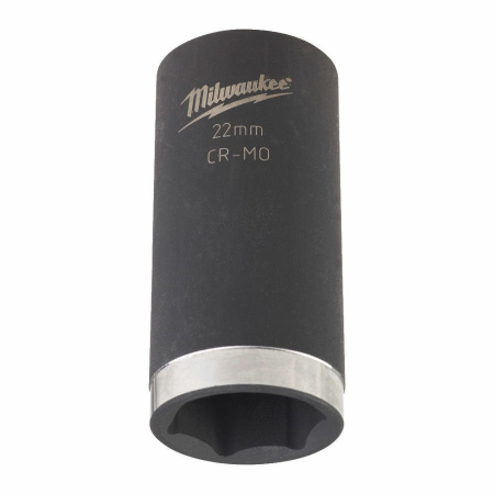 Ударная головка удлиненная 22 mm 3/8" impact socket - long Milwaukee 4932478033