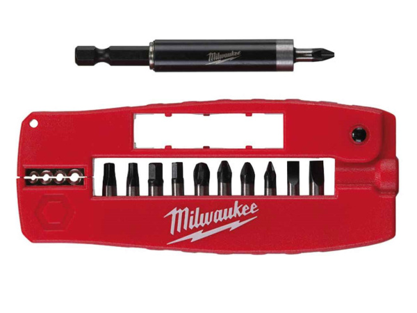 Набор бит Milwaukee SHOCKWAVE "Крокодил №2" (12шт) (дисплей 10шт) 4932430910