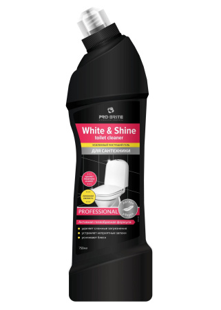 Усиленное чистящее средство для сантехники Pro-Brite White & Shine toilet cleaner