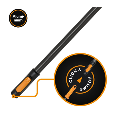Черенок алюминиевый L 161см OneClick FISKARS  1080547