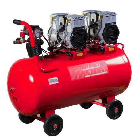 Компрессор безмасляный коаксиальный малошумный FUBAG OLS 500/100 CM2х2 646075