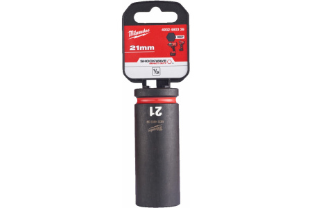 Головка ударная удлиненная Milwaukee ShW 21 мм 1/2" 4932480339
