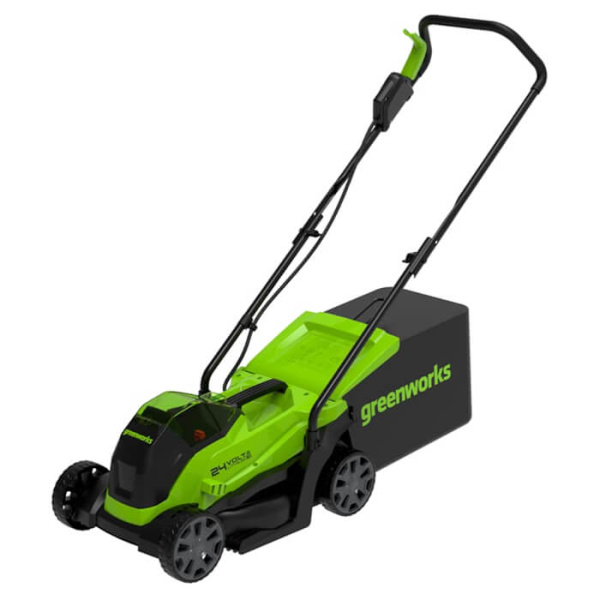 Газонокосилка аккумуляторная Greenworks 24V GD24LM33K2 33см 2516107UA Газонокосилки и сенокосилки