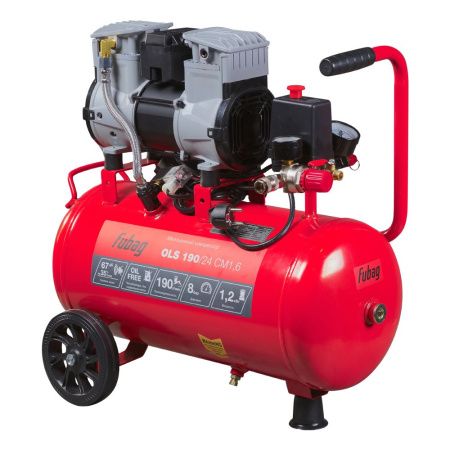 Компрессор безмасляный коаксиальный малошумный FUBAG OLS 190/24 CM1.6 646067