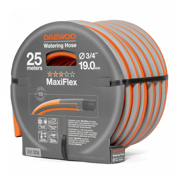 Шланг 3/4 " (19мм) DAEWOO MaxiFlex DWH 3134 25 метров DWH 3134