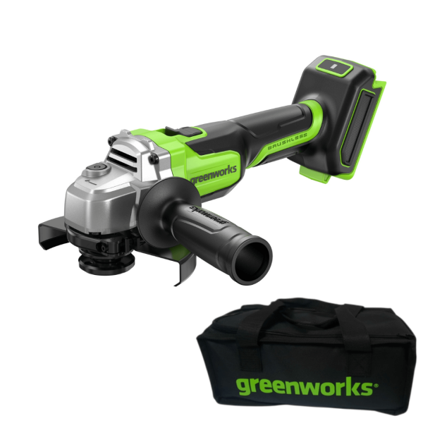 Угловая шлифовальная машина аккумуляторная Greenworks 24V AG590 (без АКБ и ЗУ) 3201007