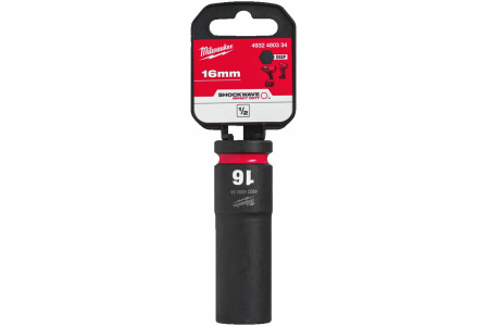 Головка ударная удлиненная Milwaukee ShW 16 мм 1/2" 4932480334