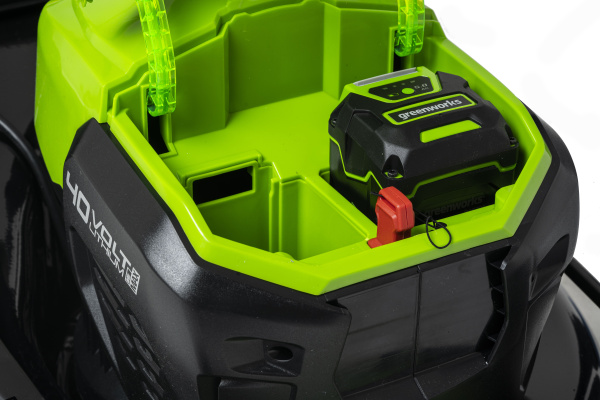 Газонокосилка аккумуляторная Greenworks 40V GD40LM46SP (1хАКБ 5Ач и ЗУ) 2506807UG Газонокосилки и сенокосилки