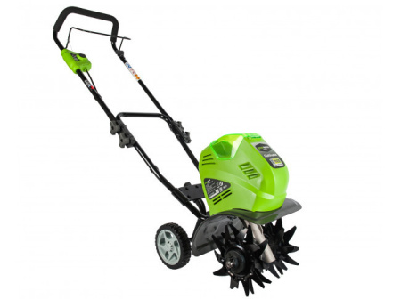 Культиватор аккумуляторный GreenWorks G40TLK4 G-MAX 27087VB Культиваторы