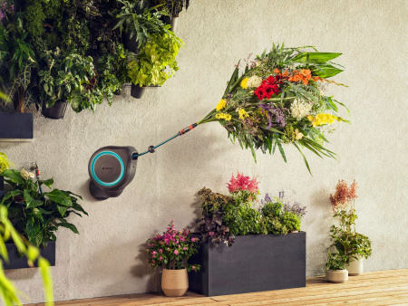 Катушка со шлангом настенная автоматическая Gardena Box RollUp S 18600-20
