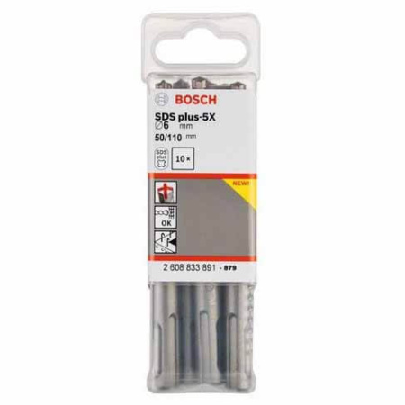 SDS-plus бур 5X BOSCH 6x 50x110 10 шт.