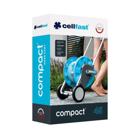 Тележка для шланга Cellfast  COMPACT LUZ (макс. 1/2" 45 м) 55-300